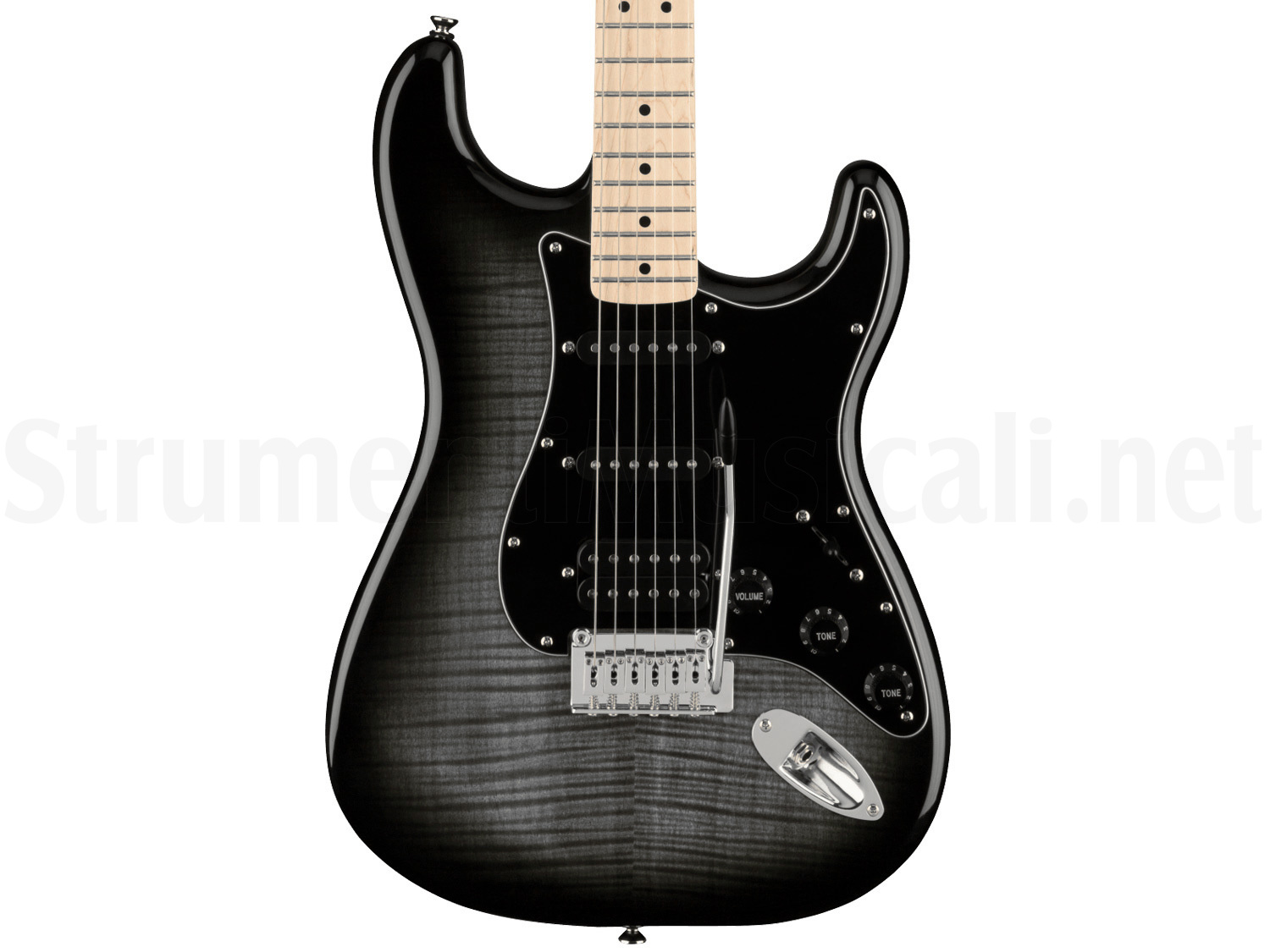 FENDER Squier Affinity Stratocaster HSS MN Black Burst Strumenti