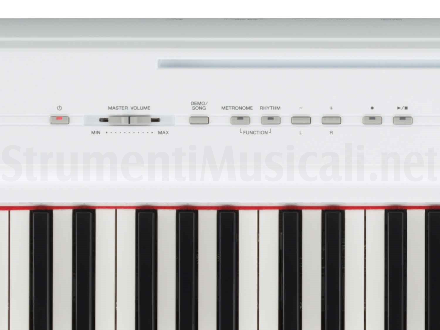 YAMAHA P125A White Strumenti Musicali