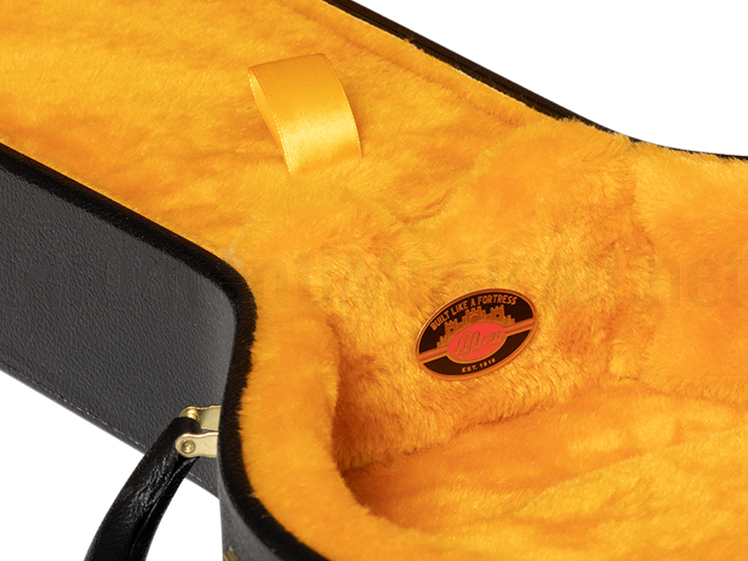 GIBSON Lifton Historic Black/Goldenrod Hardshell Case, SG Strumenti