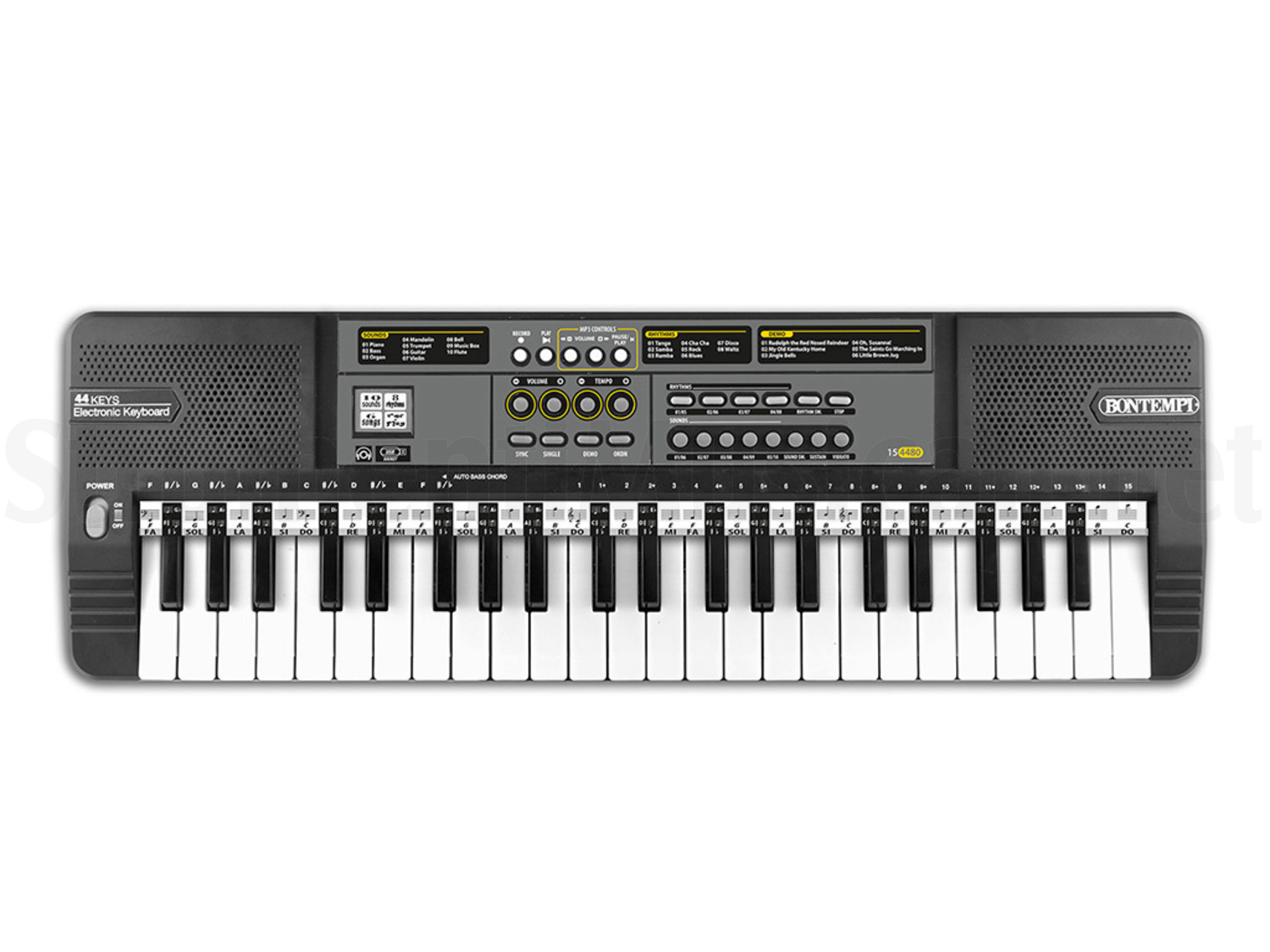 Bontempi 154909 Teclado, Negro/Blanco Bontempi 154909 Teclado, Negro/Blanco