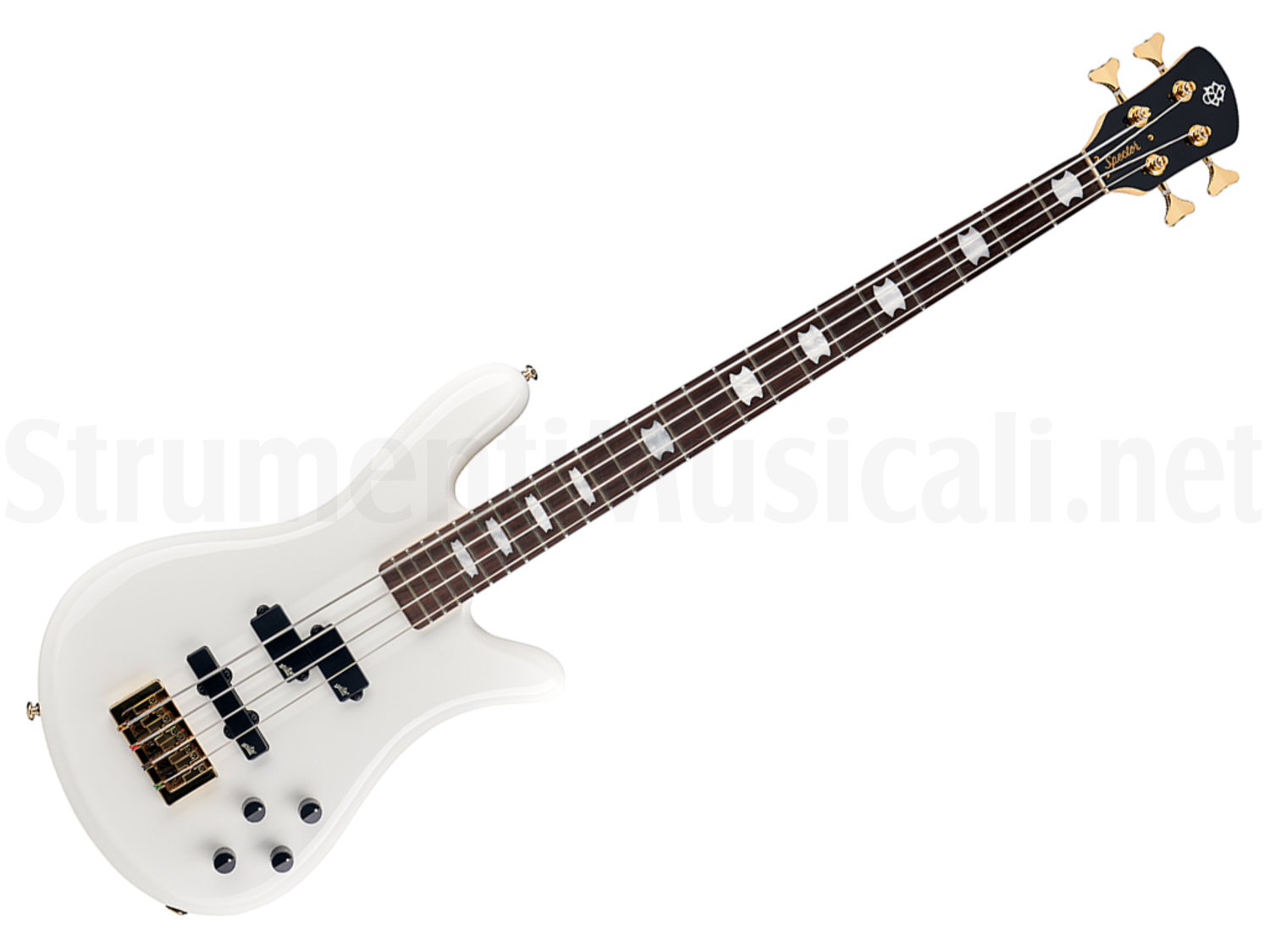 SPECTOR Ns Icon Bolt-on 4 White Gloss | Strumenti Musicali .net