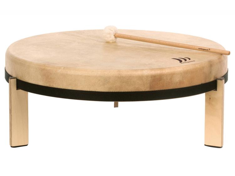 Tamburello In Legno Per Bambini GICO - Diametro 25 Cm, 16 Cimbali - Foto 4