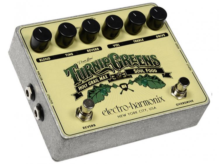 新品 未使用 Electro-Harmonix Turnip Greens Electro-Harmonix Turnip Greens Overdrive / Reverb Pedal