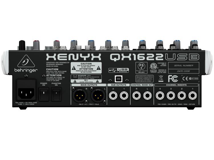 BEHRINGER Xenyx QX1622 USB | Strumenti Musicali .net