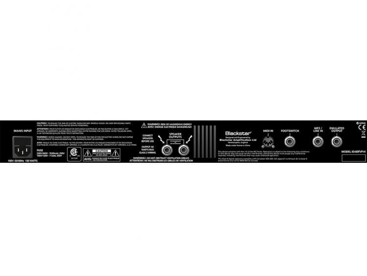 A.BKS.IDHTVP - Amplificatore per chitarra elettrica BLACKSTAR ID60H TVP  testata 60W - BLACKSTAR