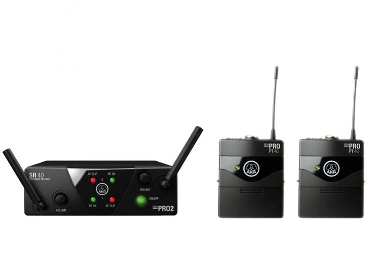 その他 AKG WMS40 MINI DUAL INSTRUMENTAL SET AKG WMS40 Mini Dual Mix Set