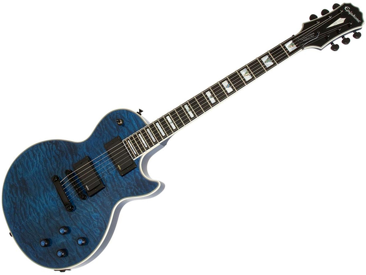 ギター Epiphone Prophecy Les Paul Custom Plus Epiphone Prophecy LP Custom Plus EX-ME Midnight Ebony | Italia