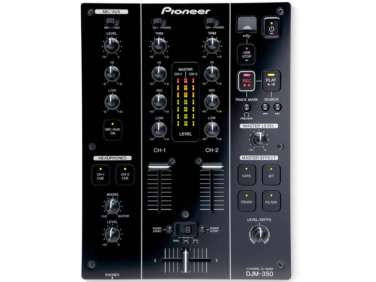 PIONEER DJM-350 Black | Strumenti Musicali .net