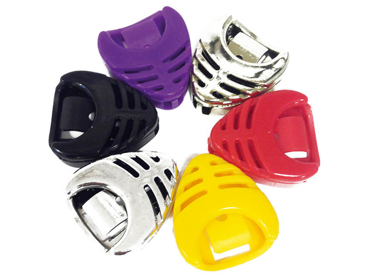 ANDRESLAD Porta Plettri per Chitarra Portatile in PU con 4 ANDRESLAD Porta Plettri per Chitarra Portatile in PU con 4