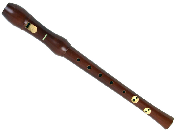 Flauta Dulce De Madera Bontempi GermanWoodFlute, Digitación Alemana, 28 Notas (DO-RE), Longitud 320 Mm, Incluye Baqueta De Limpieza