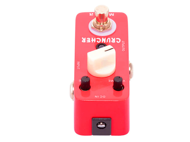 Pedale Distorsione Mooer Cruncher - Effetto Chitarra Ad Alto Gain - Controlli Volume, Tono E Gain