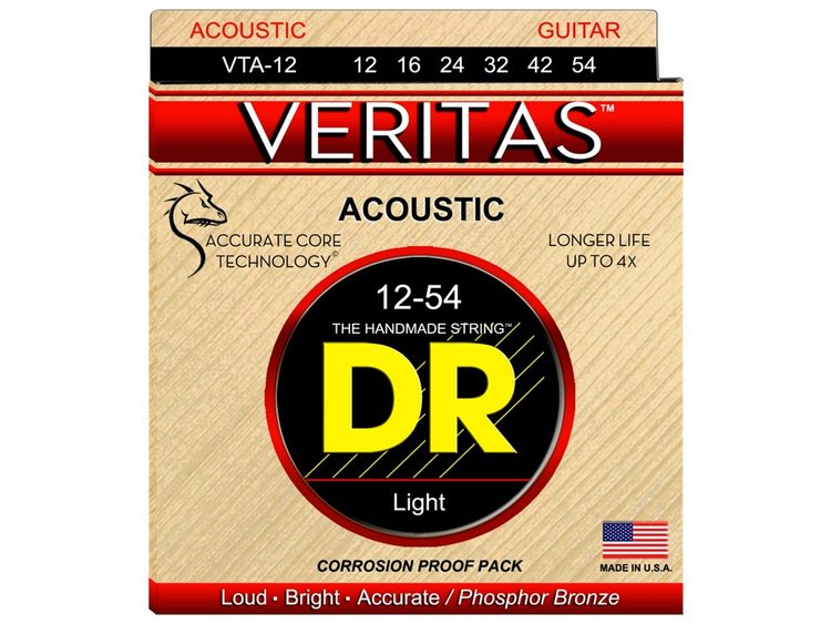 DR STRINGS VTA 12 Veritas Acoustic Strumenti Musicali