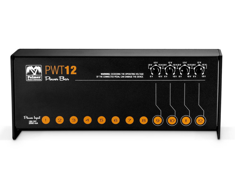 Alimentatore Pedaliera PWT 12 MK2 - 12 Uscite Isolate, 2000mA, Per Effetti Chitarra - Foto 7