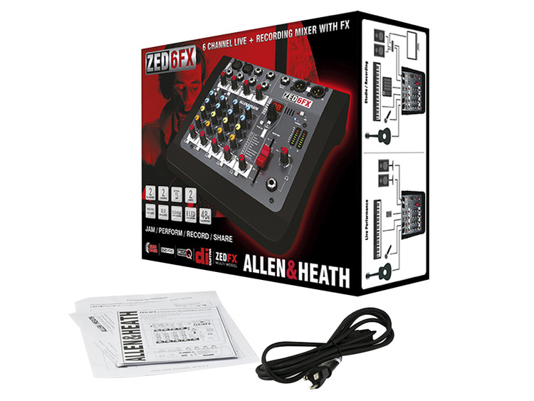 ALLEN & HEATH ZED-6FX | Strumenti Musicali .net