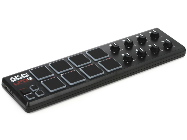 AKAI LPD8 MIDIコントローラー AKAI Professional LPD8 Wireless Pad Controller MIDI su