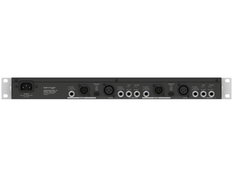 配信機器・PA機器・レコーディング機器 BEHRINGER MDX2600 COMPOSER PRO-XL BEHRINGER MDX2600 Composer Pro-XL V2 | Strumenti Musicali .net