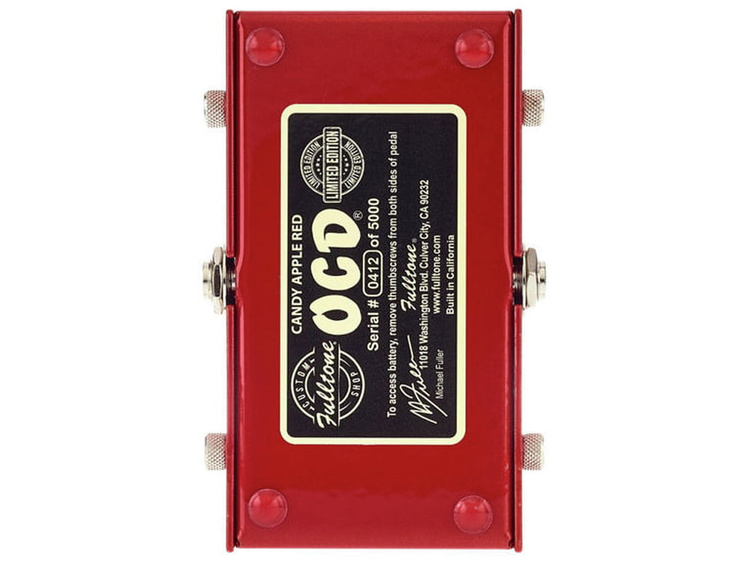 FULLTONE OCD Overdrive V2 - Candy Apple Red Limited Edition