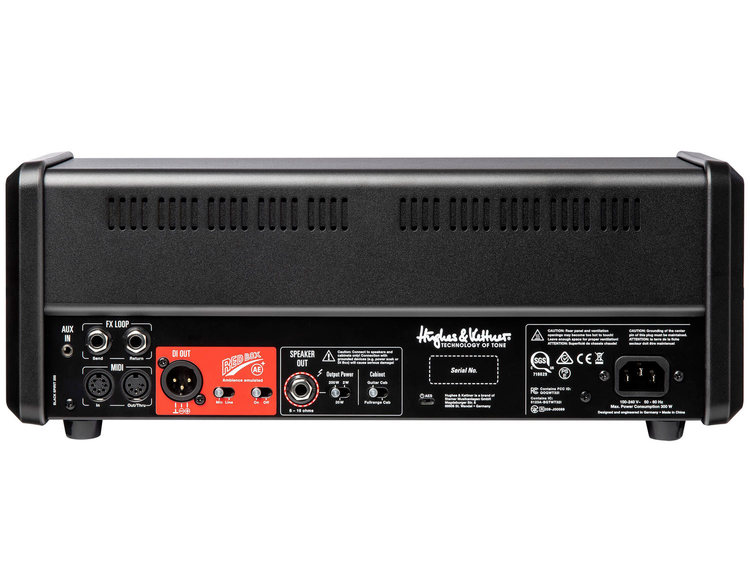 HUGHES&KETTNER Black Spirit 200 Head | Strumenti Musicali .net