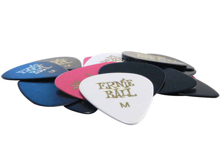 24 Plettri Ernie Ball Heavy - 0.94mm, Cellulosa, Colori Assortiti