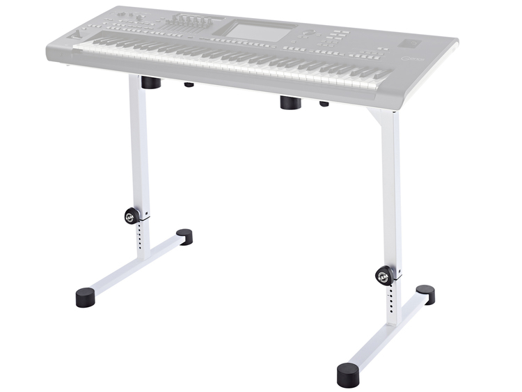 KONIG & MEYER 18810 Table-Style Keyboard Stand Omega Pure White