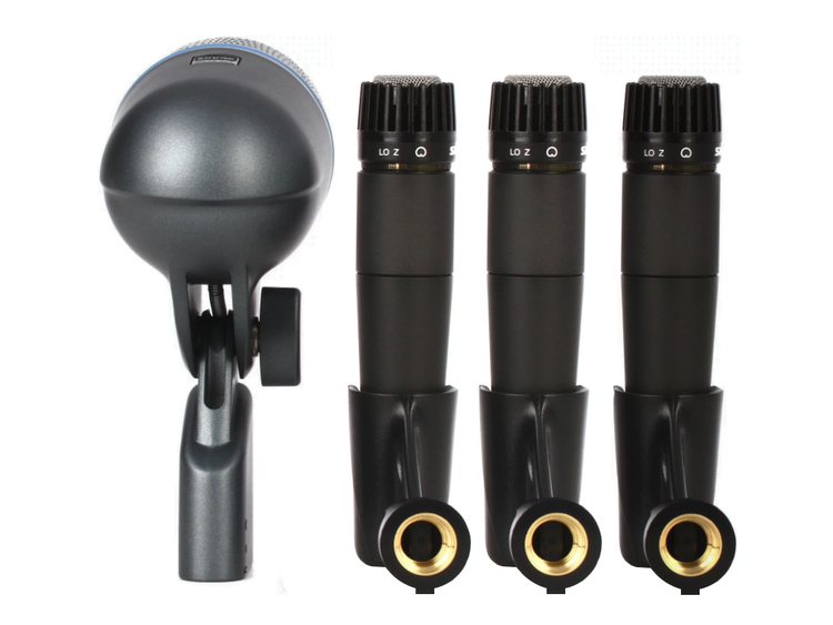 4本 ホビー・楽器・アート SHURE DMK57-52 ドラムマイクセット