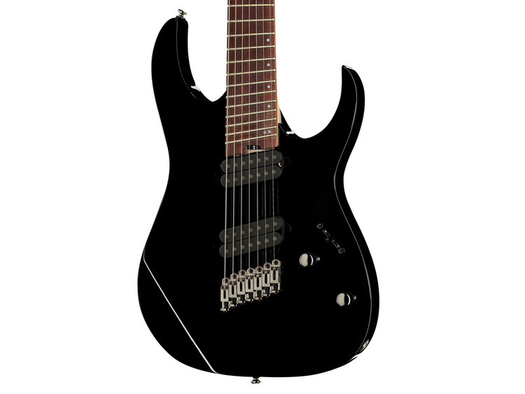 IBANEZ RGMS7 BK Black | Strumenti Musicali .net