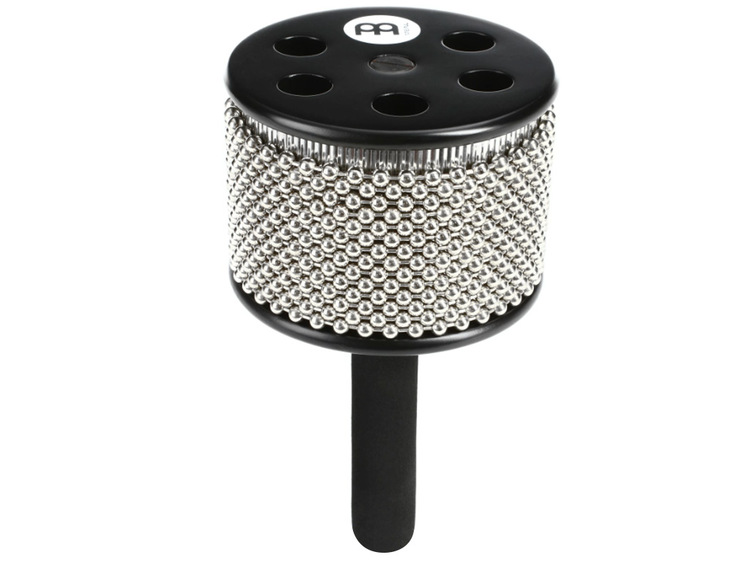 Meinl Percussion CA5BK-L Cabasa Turbo - Strumento A Percussione - Misura Grande 20cm - Nero - Impugnatura Legno Imbottita - Foto 10