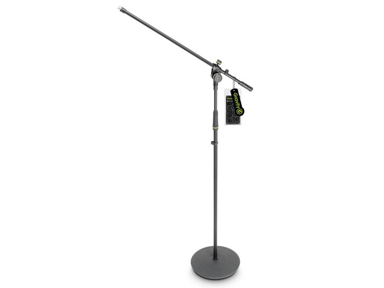 Asta Microfono WR-502 Regolabile Da 101 A 161 Cm, Con Treppiede, Clip E Borsa Trasporto, Nero