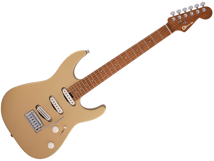 ギター CHARVEL PRO-MOD DK22 SSS PHARAOHS GOLD CHARVEL Pro-Mod DK22 SSS 2PT CM Pharaohs Gold | Strumenti Musicali