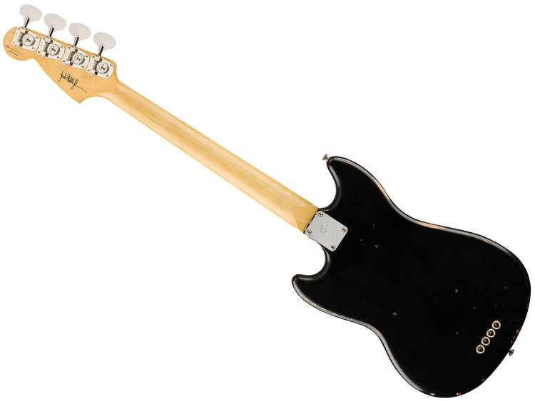FENDER JMJ Road Worn Mustang Bass RW Black | Strumenti Musicali .net