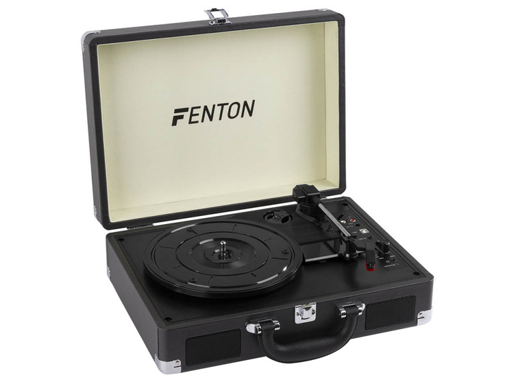 Fenton RP115C - Giradischi portatile a valigetta con BT