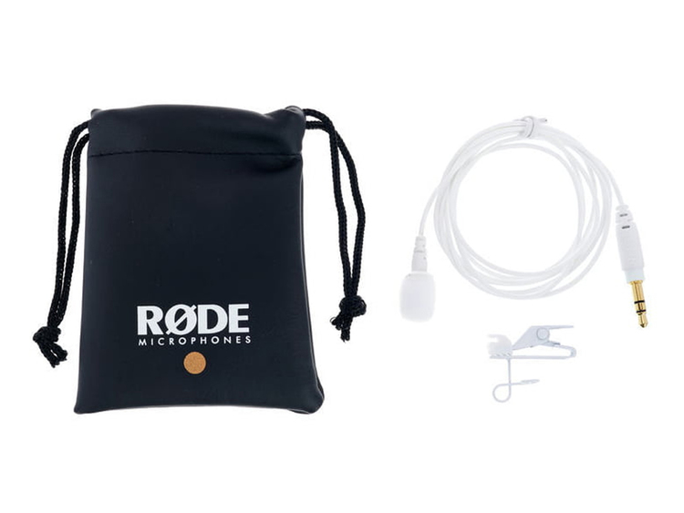 RODE Lavalier GO White  Strumenti Musicali .net