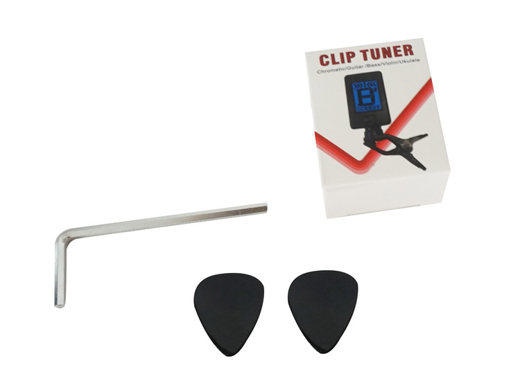 Eko CS10 Chitarra Classica 4/4 - Kit Completo Con Borsa, Poggiapiede, Supporto, Libro E Plettri - Foto 7