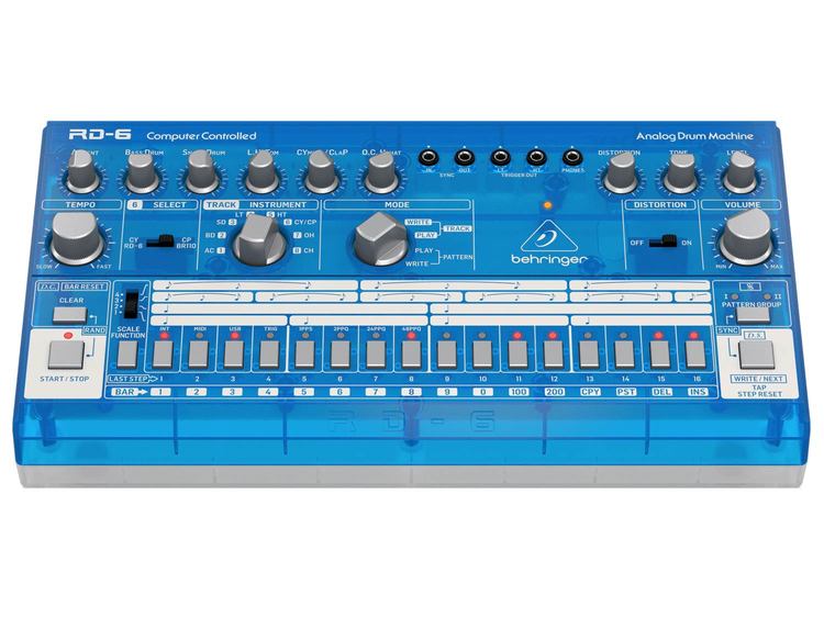 BEHRINGER RD-6-BB - Blue Translucent | Strumenti Musicali .net