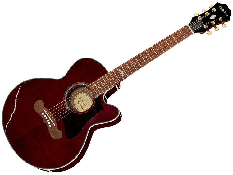 EPIPHONE EJ-200SCE Coupe Wine Red | Strumenti Musicali .net
