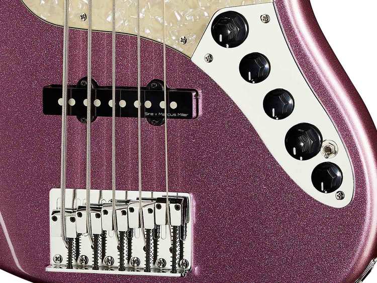 MARCUS MILLER V7 Alder 5 Burgundy (2nd Gen) | Strumenti Musicali .net