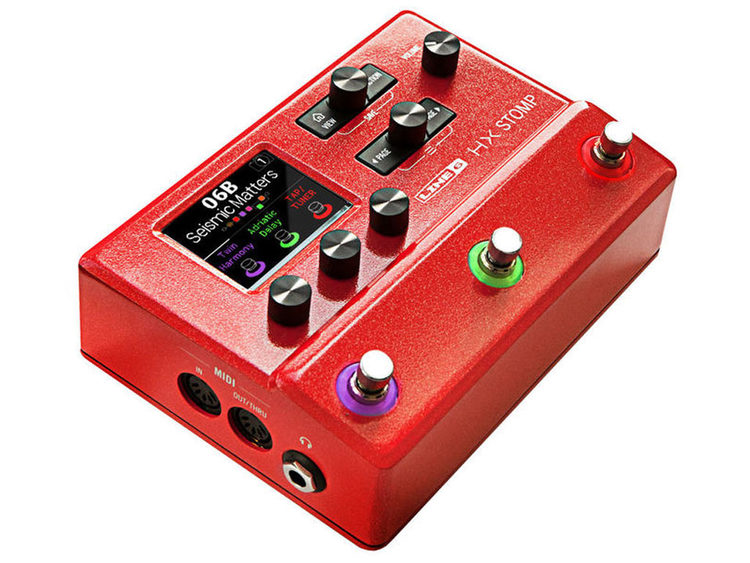 LINE6 HX Stomp 赤カラー LINE6 HX Stomp Red Special Edition | Strumenti Musicali .net