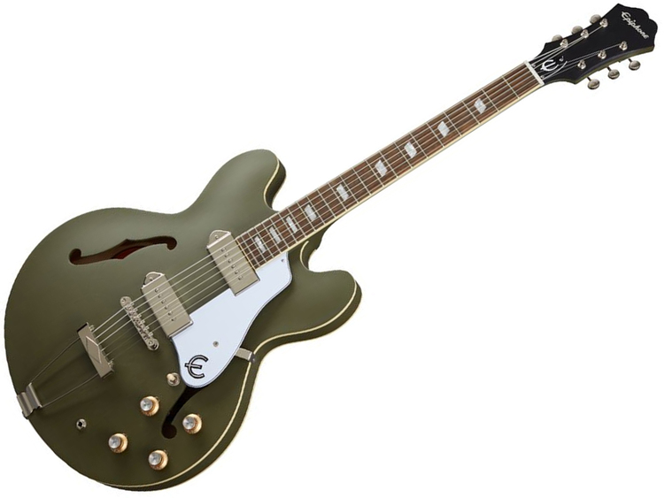 Epiphone Casino Worn Olive Drab中古美品 Amazon | Epiphone Casino Worn Worn Olive Drab エレキギター