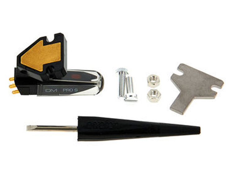 Stilo Di Ricambio Per Ortofon Concorde OM Super – ABS E Metallo, Nero, Per OM/OMB/OD/LM E DJ