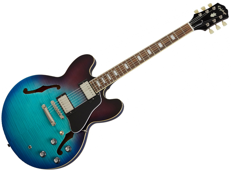 ギター Epiphone ES-335 Figured Blueberry burst EPIPHONE ES-335 Figured Blueberry Burst | Strumenti Musicali .net