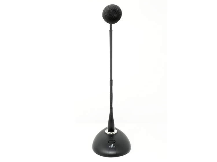 Microfono Da Tavolo XLR A Collo D'oca Regolabile 360° – Lazmin112, Base Pesante E Cancelletto Rumore