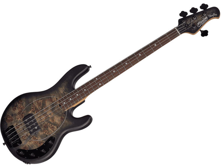 STERLING BY MUSIC MAN StingRay Ray34PB Trans Black Satin