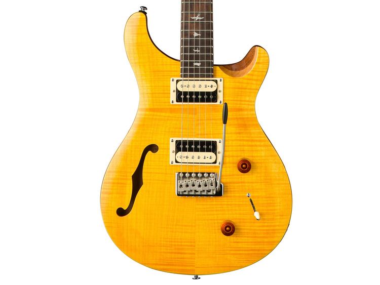 PRS SE Custom 22 Semi Hollow Santana Yellow | Strumenti