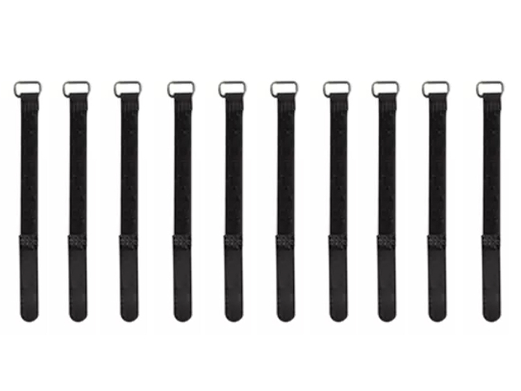 ROCKBOARD Cable Ties 10mmx120mm, Black (10pcs)