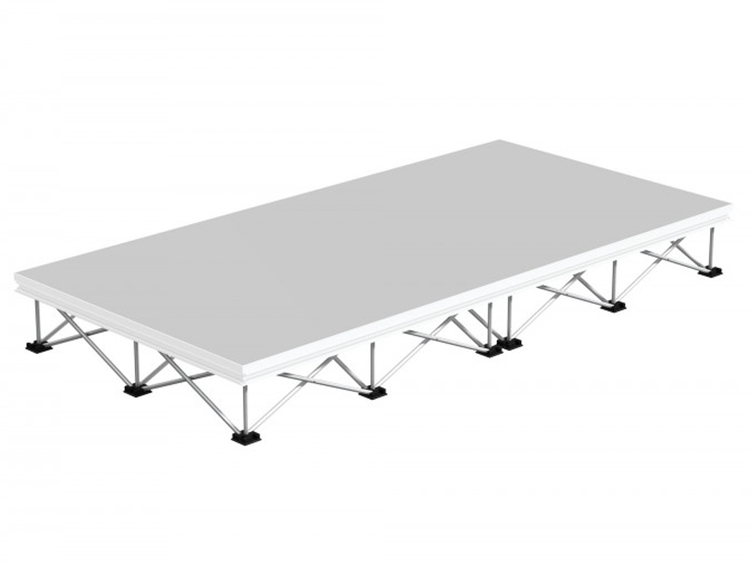 Pedana 2x1m per batteria - Palco modulare + base reticolare 40 cm portata  800 kg