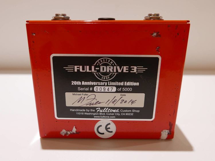 Fulltone FULL-DRIVE 3 20th Anniversary Fulltone Full-Drive 3
