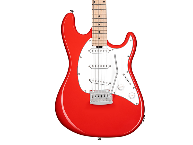 STERLING BY MUSIC MAN CT30 Cutlass SSS Fiesta Red