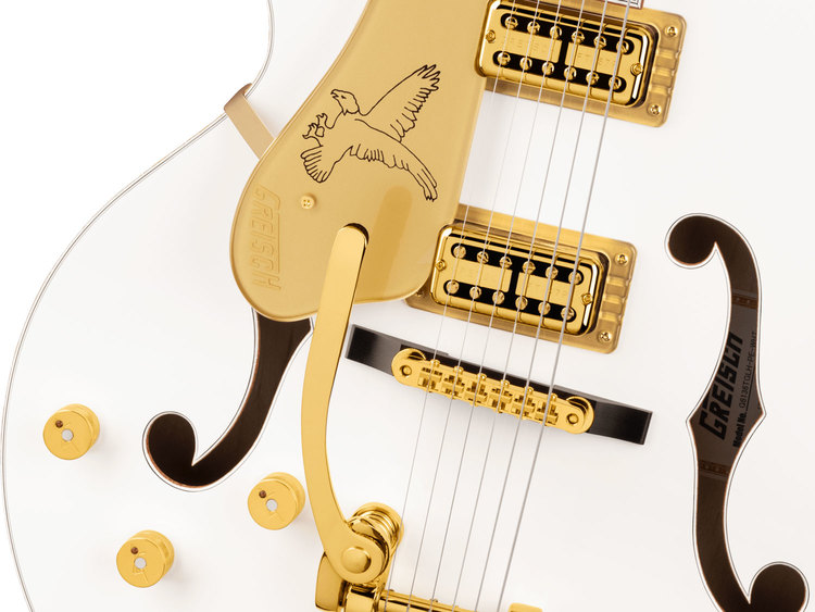 Gretsch white falcon store left handed