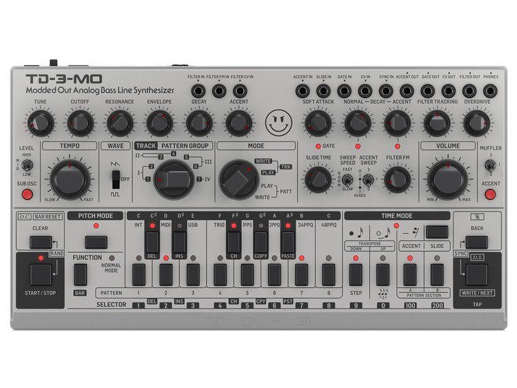 Behringer TD-3 SR シルバー BEHRINGER TD-3-MO-SR Silver | Strumenti Musicali .net