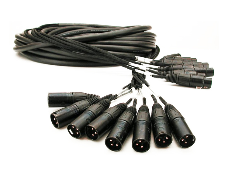 8 Rockville RCXMB6-O Orange 6' Male REAN XLR to 1/4'' TRS